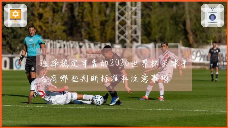 选择稳定可靠的2026世界杯买球平台有哪些判断标准和注意事项